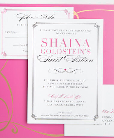 Sweet Sixteen Invitations