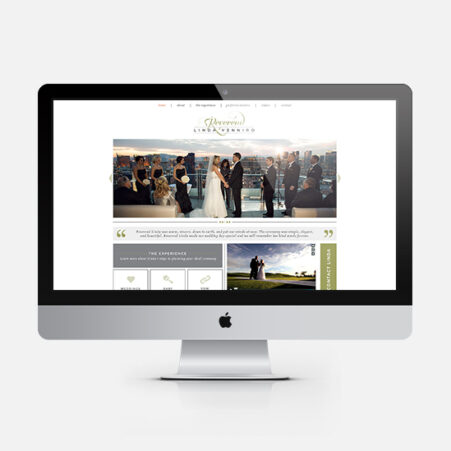 reverend website design