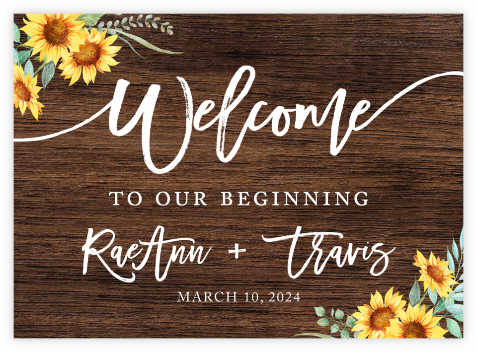 Rustic 02 Welcome Sign